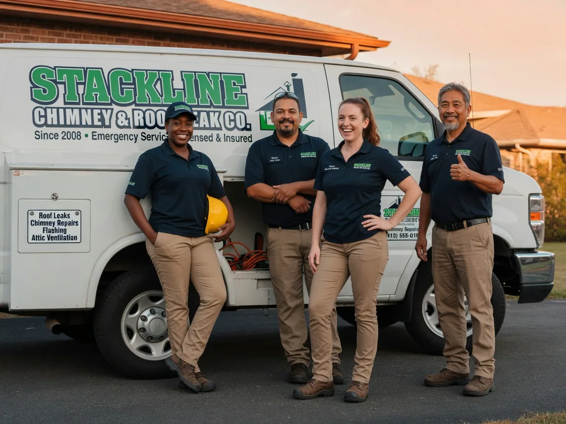 Chimney flashing repair company in Milford, IL